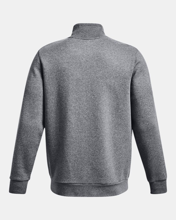 Men's UA Essential Fleece Track Jacket, Gray, pdpMainDesktop image number 5